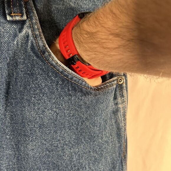 Wrangler Riggs Jeans Men's 36x34 Medium Wash Blue Denim Workwear 100% Cotton - Picture 7 of 12